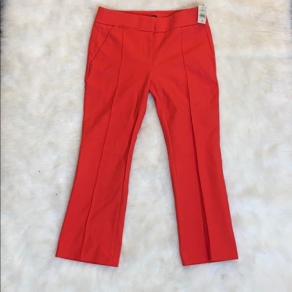 Anne Taylor Loft Orange Trousers